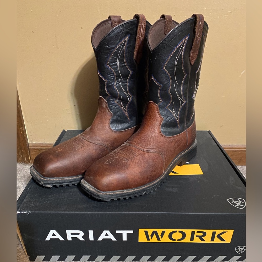 COPY - Ariat RigTek Wide Square Toe Waterproof Composite Toe Work Boot